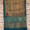 Ajrakh Hand Block Print with Natural Colour Hand Wining Organic Cotton Dupatta